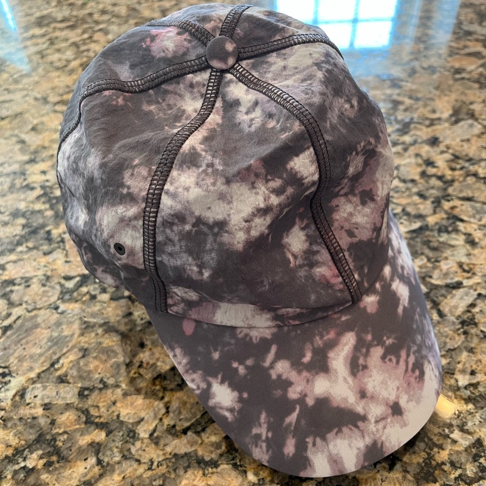 Lululemon Soft Baller Hat Pink Gray Tie Dye